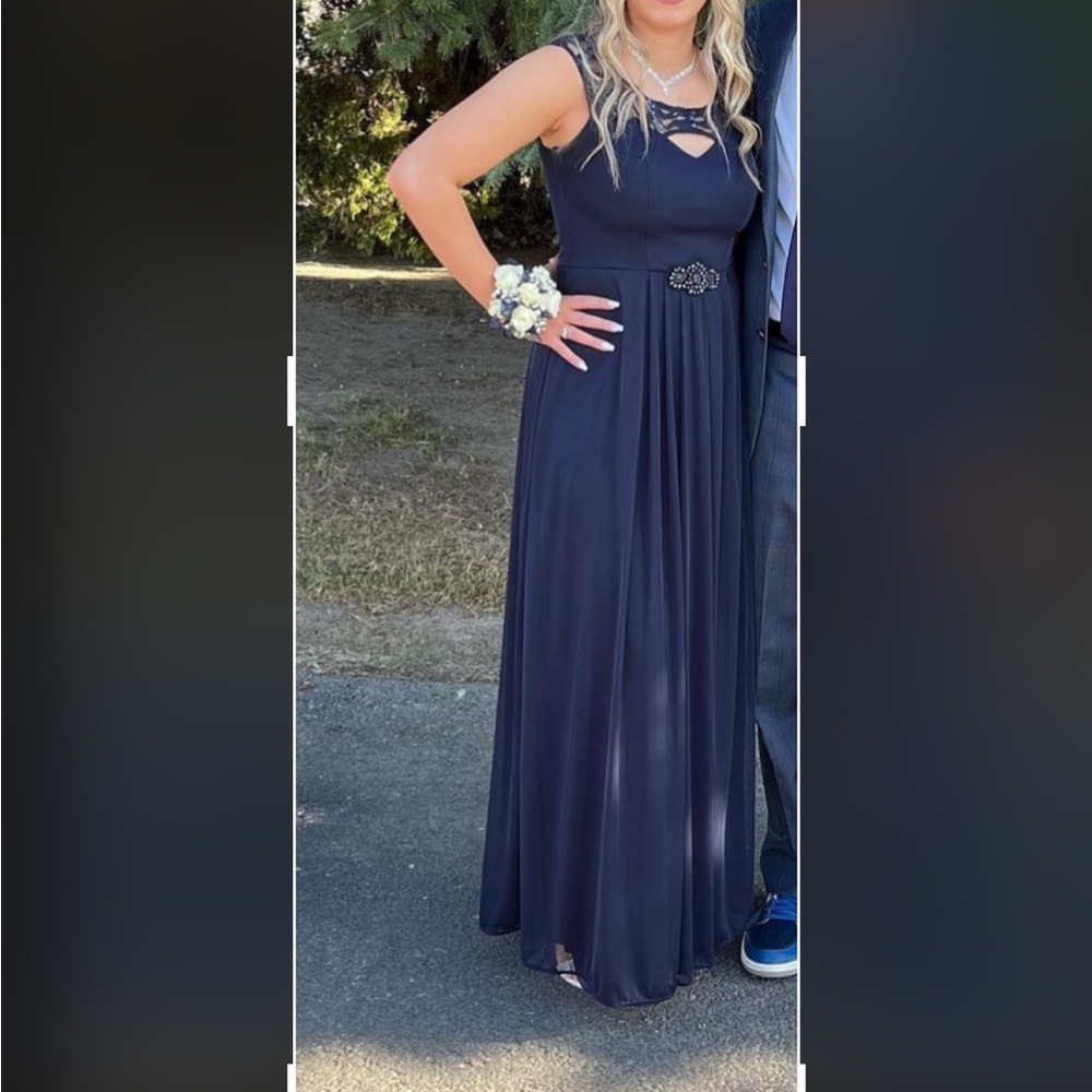 Navy Blue Prom dress